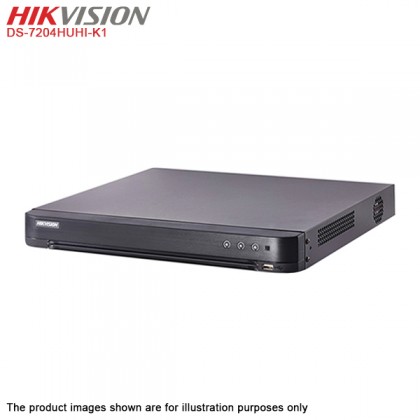 Hikvision DS-7204HUHI-K1 4 Channel 1080P Up To 5MP Turbo HD CCTV DVR Hikvision DS-7204HUHI-K1 4 Channel 1080P Up To 5MP Turbo HD CCTV DVR